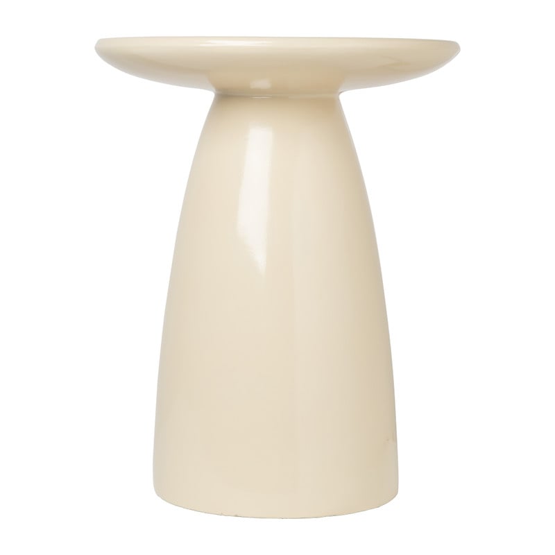 Bijzettafel Paris - beige - ø36x46 cm