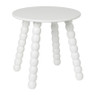 Bijzettafel Julia - wit - ø40x40 cm