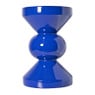Bijzettafel diabolo - blauw - ø33x50 cm