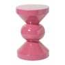 Bijzettafel diabolo - roze - ø33x50 cm