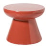 Bijzettafel conisch - rood - ø50x40 cm