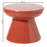 Bijzettafel conisch - rood - ø50x40 cm