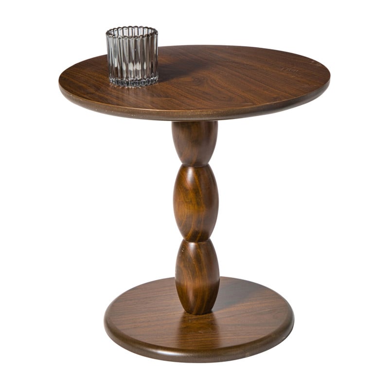 Bijzettafel Anna - bruin - ø40x40 cm