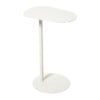 Bijzettafel Mica ovaal - wit - 53x35x25 cm