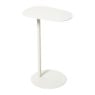 Bijzettafel Mica ovaal - wit - 53x35x25 cm