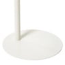 Bijzettafel Mica ovaal - wit - 53x35x25 cm