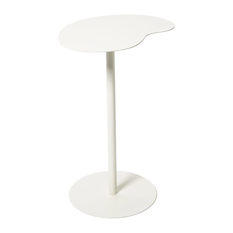 Bijzettafel Mica organisch - wit - 53x35x26 cm