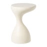 Bijzettafel organic - beige - ø34x50 cm