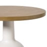 Bijzettafel Chico - bruin/beige - ø40x47 cm