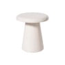 Bijzettafel metaal klein - beige - ø30x33 cm