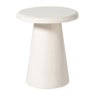 Bijzettafel metaal groot - beige - ø34.5x40.5 cm