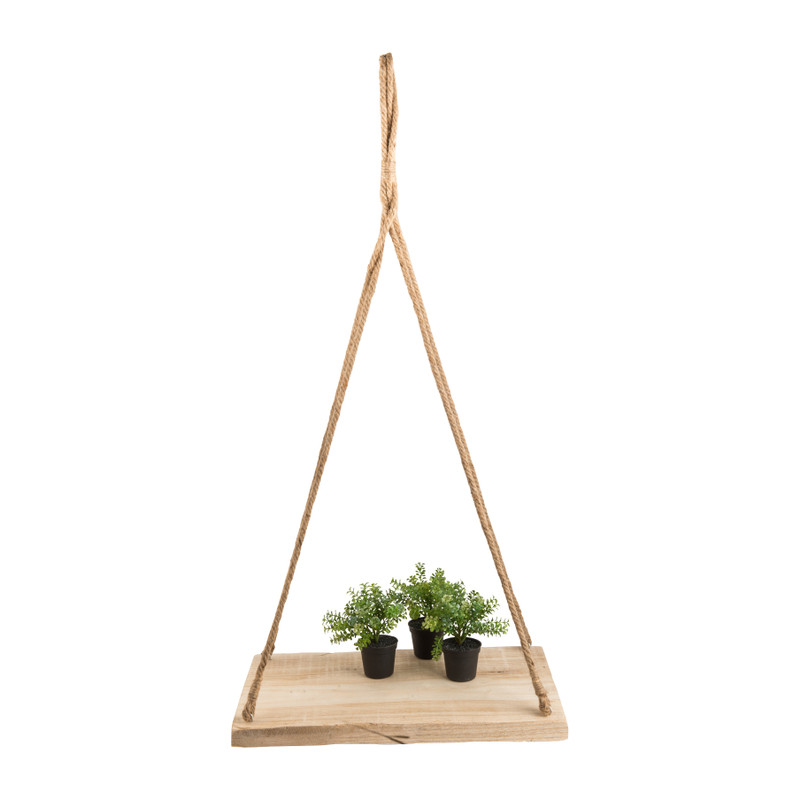 Hangplankje rechthoekig - 45x29x4 cm 