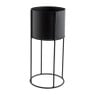Plantenbak op voet -metaal - ⌀15x35 cm