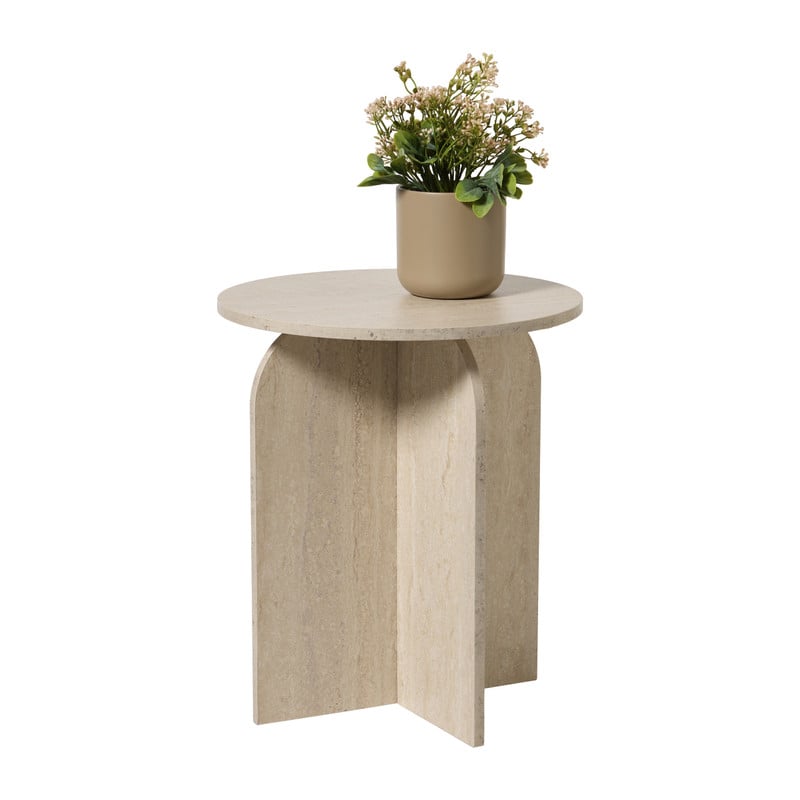 Bijzettafel Robin hoog - grijs - ø38x44 cm