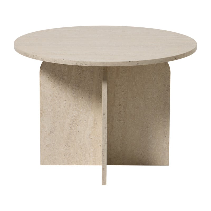 Bijzettafel Robin laag - grijs - ø50x35 cm