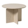 Bijzettafel Robin laag - grijs - ø50x35 cm