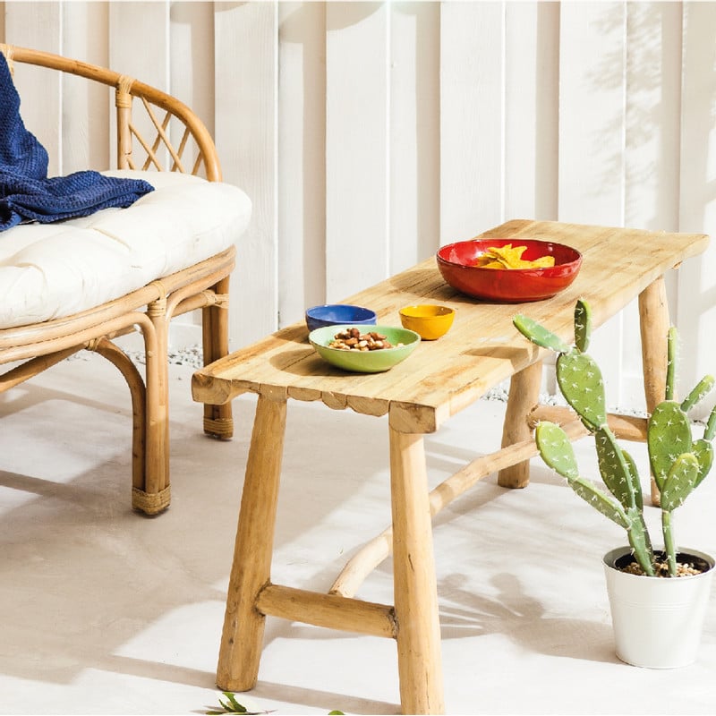 Bankje teak - 120 cm