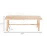 Bankje teak - 120 cm