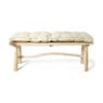 Bankje teak - 120 cm