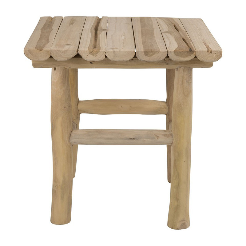 Bijzettafeltje teak - 45x45x45 cm
