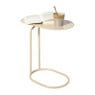 Bijzettafel Freddy - beige - 49x45x28 cm
