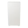 6 vakkenkast Zaha organic hoog - MDF - wit - 134x66x20 cm
