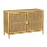 Dressoir Bali met 2 deurtjes - rotan - naturel - 65x98x39 cm