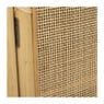 Dressoir Bali met 2 deurtjes - rotan - naturel - 65x98x39 cm