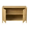 Dressoir Bali met 2 deurtjes - rotan - naturel - 65x98x39 cm
