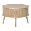 Tafel/kast Uppsala rond - naturel - ø60x40 cm