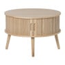 Tafel/kast Uppsala rond - naturel - ø60x40 cm