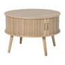 Tafel/kast Uppsala rond - naturel - ø60x40 cm