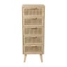 Webbing Java kast met 5 laden - 107x40x31 cm