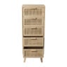 Webbing Java kast met 5 laden - 107x40x31 cm