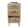 Webbing Java kast met 3 laden - 73x40x31 cm