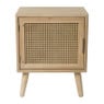 Webbing Java nachtkastje met deur - 56x45x31 cm