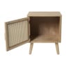 Webbing Java nachtkastje met deur - 56x45x31 cm