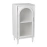2 vakkenkast Zaha organic met deur - MDF - wit - 94x46x35 cm