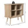 Dressoir Uppsala - naturel - 72x80x34 cm