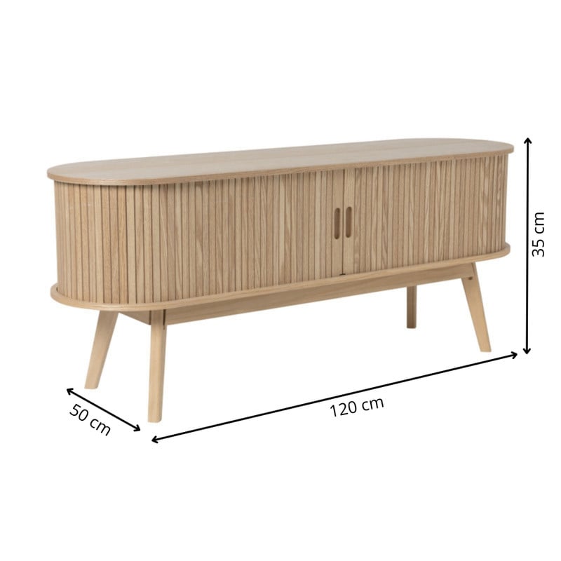 Tv-meubel Uppsala - naturel - 50x120x35 cm