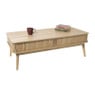 Salontafel Uppsala - naturel - 60x120x40 cm