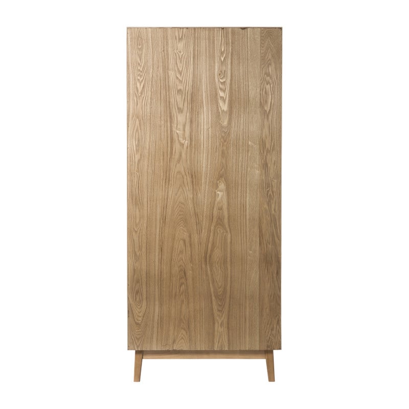 Vakkenkast Uppsala met 2 deurtjes - bruin - 157x80x40 cm