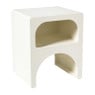 Nachtkastje Fleur - wit - 48.5x39.5x35 cm