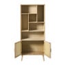 Vakkenkast Java met deuren - bruin - 170x70x33.5 cm