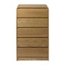 Ladekast Lennon 5laden - naturel - 60x35x100 cm