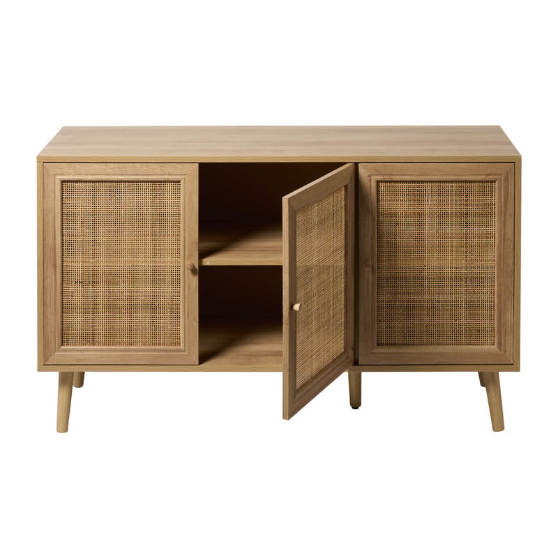 Webbing dressoir Batavia - bruin - 70x120x39 cm
