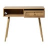 Webbing sidetable Batavia - bruin - 81x100x30 cm