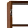 Wandkast met vakken Dex - donkerbruin - 78x60x12 cm