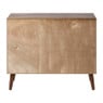 Dressoir retro -  donkerbruin - 76x93x31.5 cm
