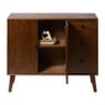 Dressoir retro -  donkerbruin - 76x93x31.5 cm